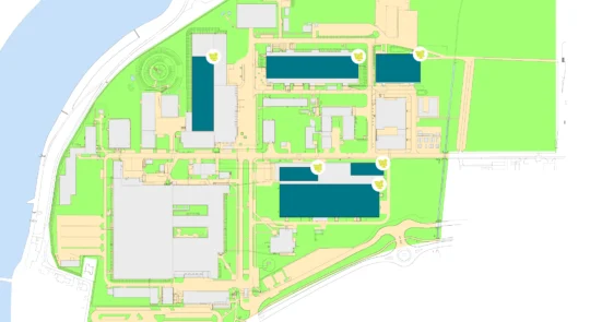 2408_ParkNet_Photovoltaik-01 1 Plan des GETEC PARK.STEIN inkl. den Standorten der PV-Anlagen