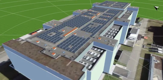 Photovoltaik_GPST-303 Luftaufnahme Bau 303