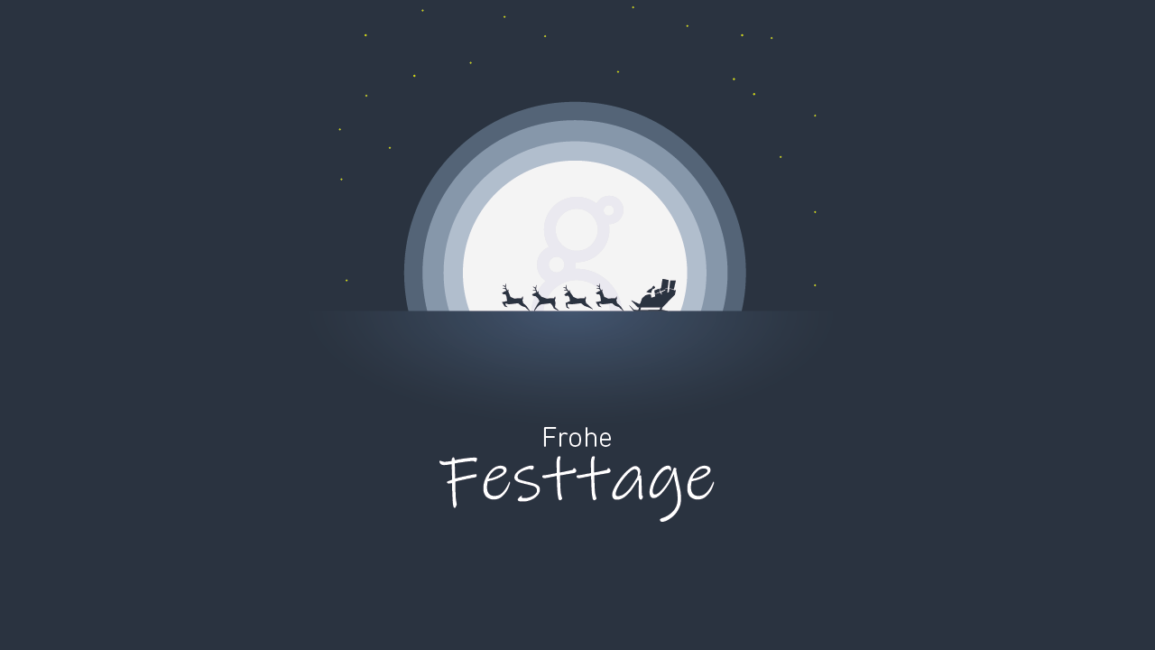 Kartenmotiv - Frohe Fesstage