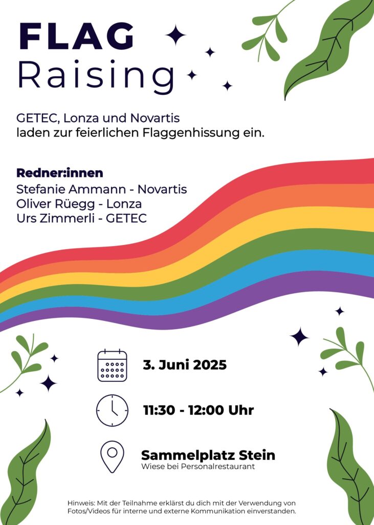 Pride Poster Weiss Deutsch Foto des Blutspendebus von der Seite.