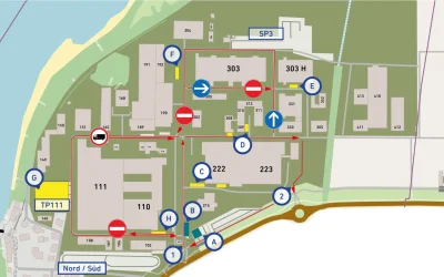 Neue Verkehrsführung